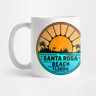 Santa Rosa Beach Florida Palms Panhandle Emerald Coast 30A Mug
